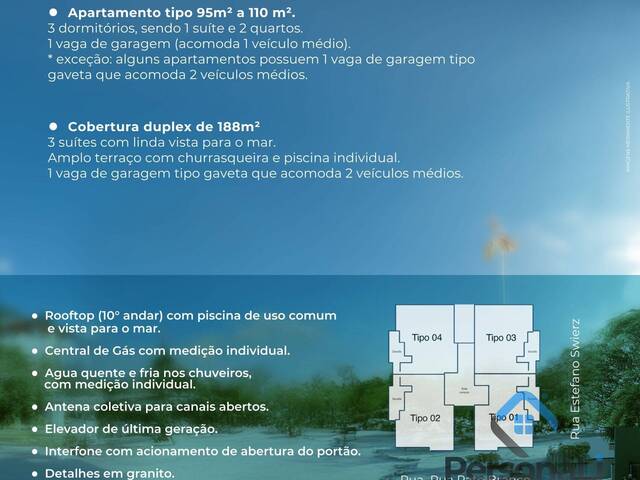 #TM416 - Apartamento para Venda em Guaratuba - PR